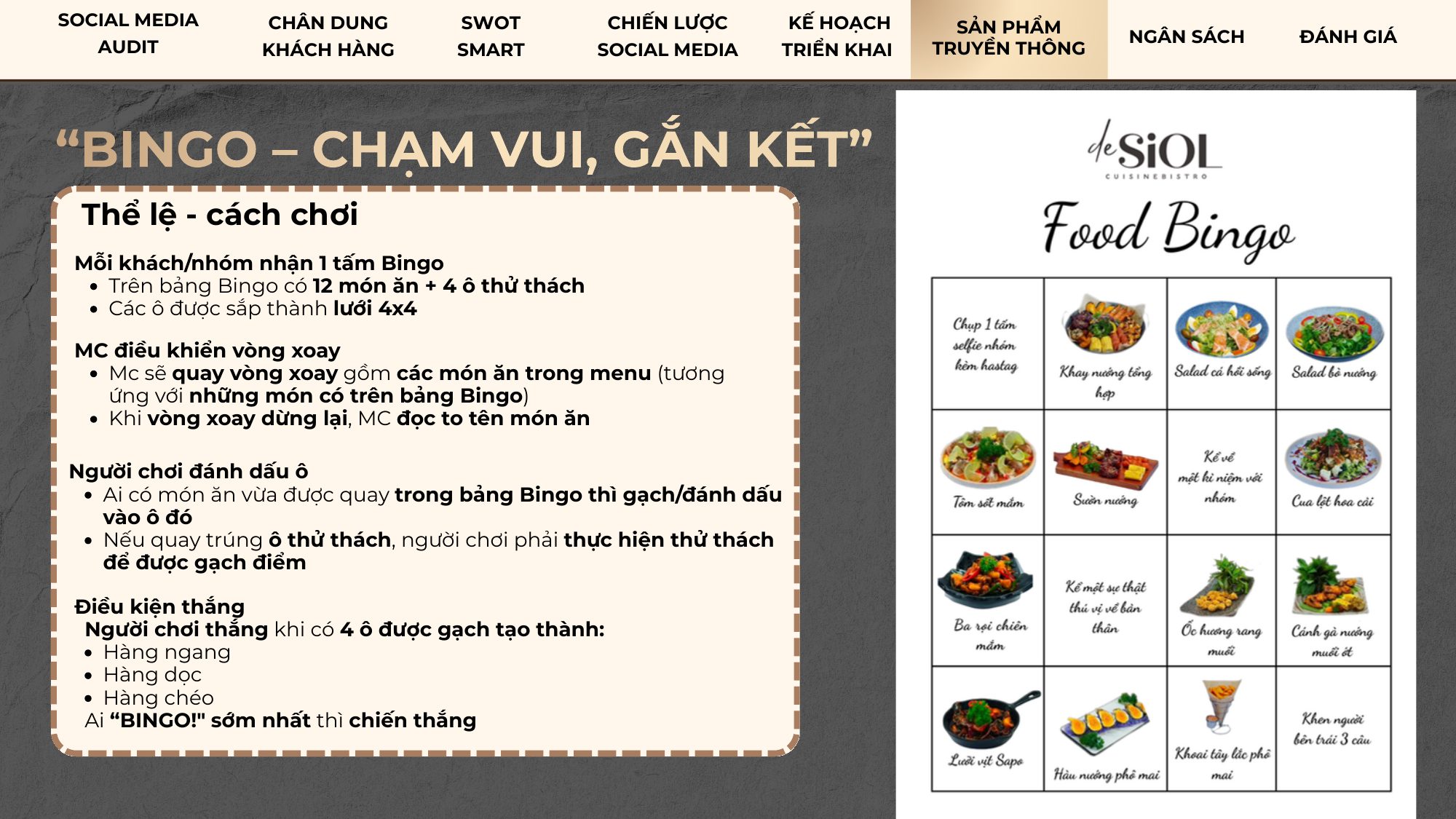 Thể lệ Bingo Chạm vui gắn kết
